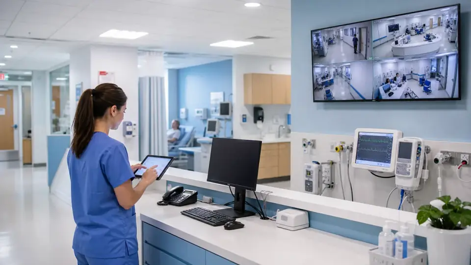 Technology used in a healthcare environment