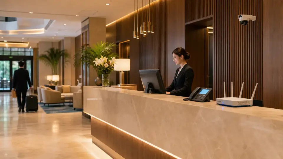Hospitality property and guest service environment